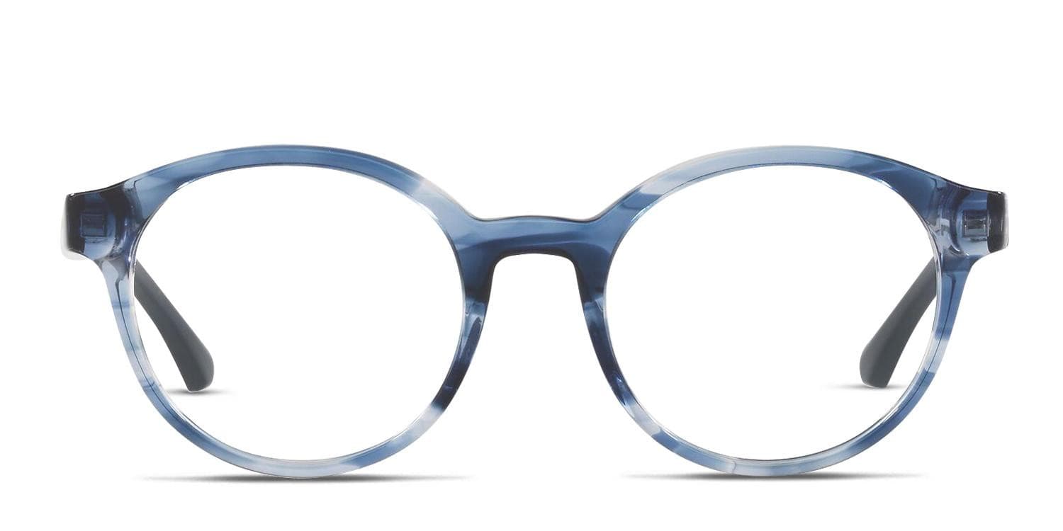 Emporio Armani EA3144 Blue, Tortoise glasses - Blue / Tortoise - Frontal View