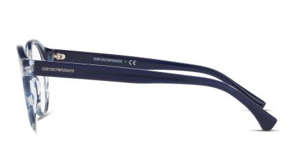 Emporio Armani EA3144 Blue, Tortoise glasses - Blue / Tortoise - Side View