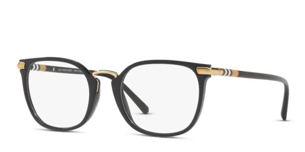 Burberry BE2269 Black/Gold Prescription Eyeglasses display picture 3