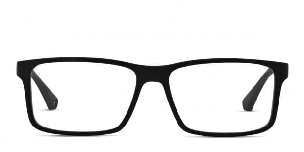 Emporio Armani EA3038 Black Eyeglasses | Includes FREE Rx Lenses