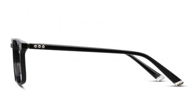 Taylor Morris SW16 Shiny Black Eyeglasses | Includes FREE Rx