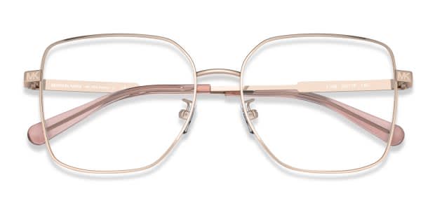 Michael Kors MK3056 Naxos Rose Gold Eyeglasses | Includes FREE Rx