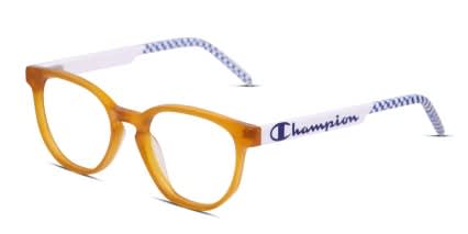 Champion x GlassesUSA.com Tribeca Orange glasses - Orange - Angle View