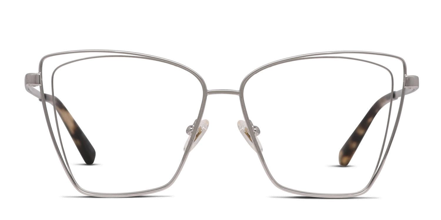 Diff Becky III Silver glasses - Silver - Frontal View