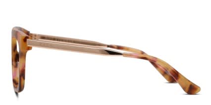 Diff Bella XS Tortoise, Pink glasses - Tortoise / Pink - Side View