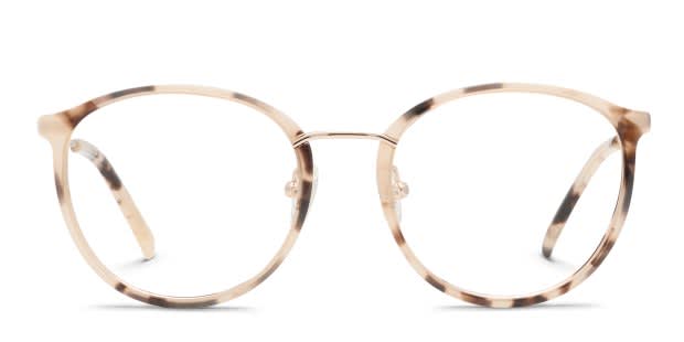 Diff Palmer Tortoise, Beige Prescription Eyeglasses display picture 2
