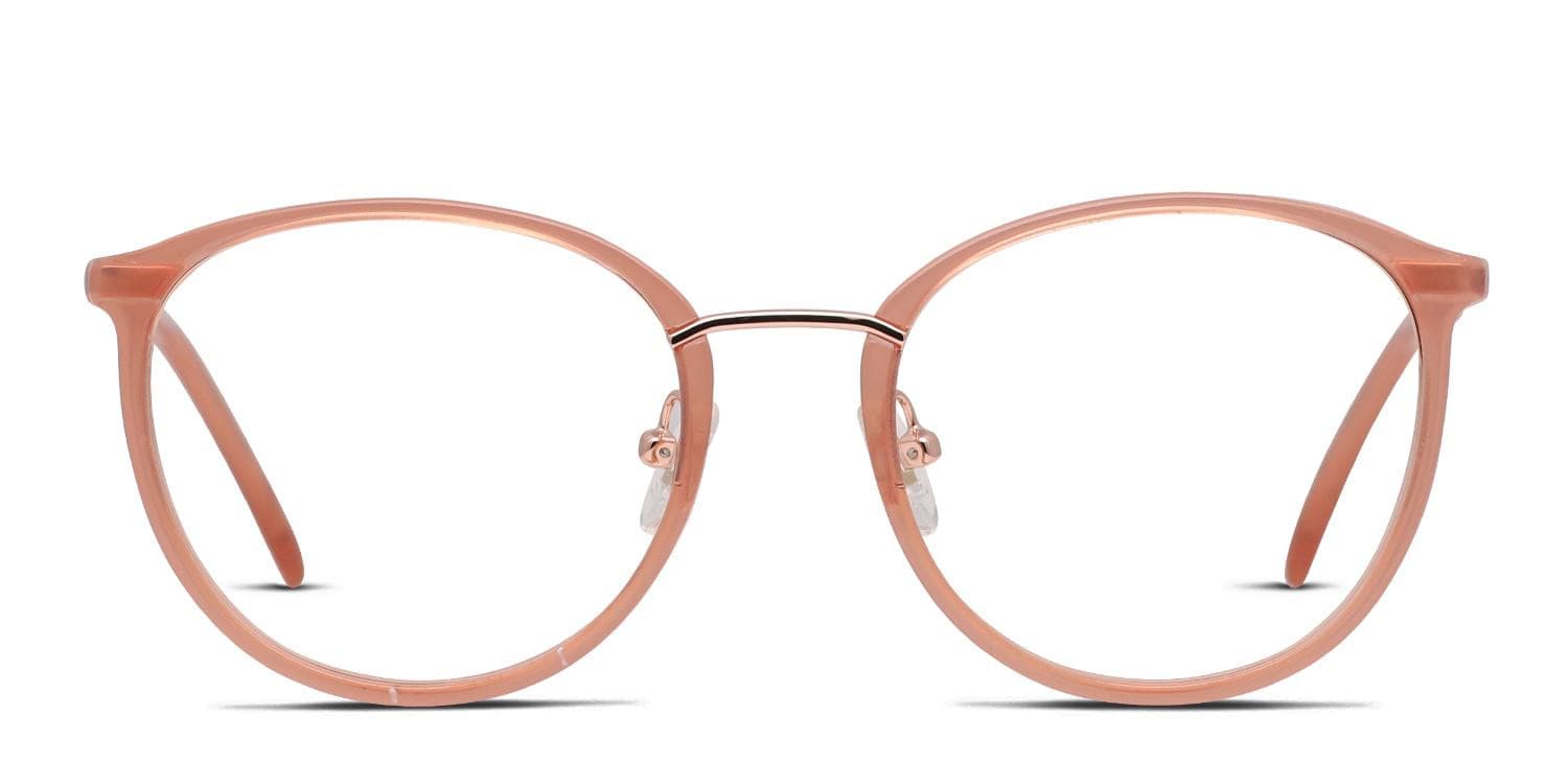 Diff Palmer Pink glasses - Pink / Gold - Frontal View