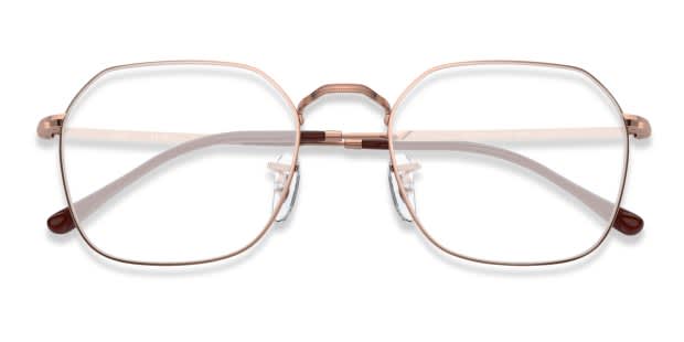 Ray-Ban RX3694V Jim Rose Gold Eyeglasses | Includes FREE Rx Lenses