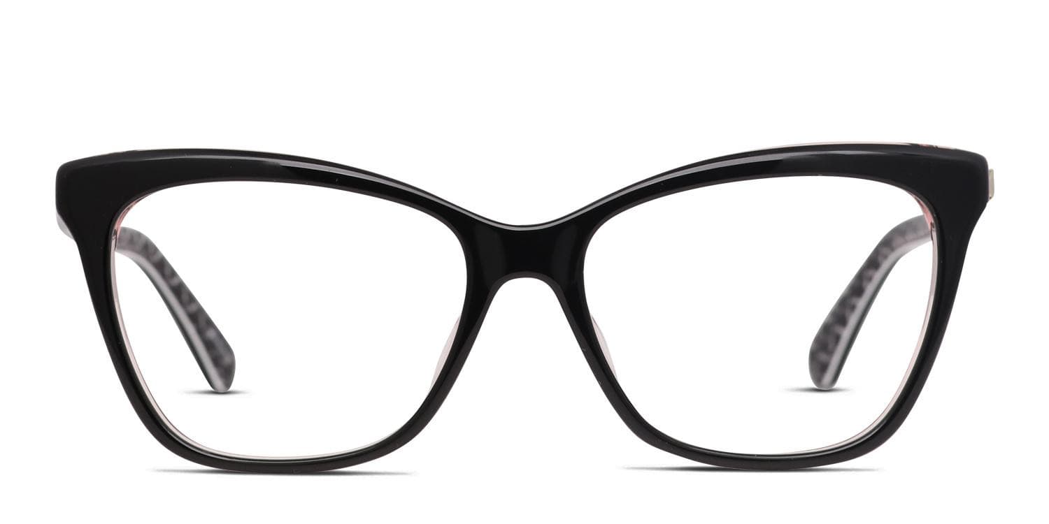 Kate Spade Adria Black/Pink glasses - Black / Pink - Frontal View