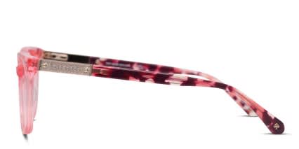 Kate Spade Davina Pink glasses - Pink - Side View