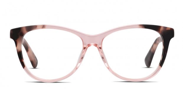 Kate Spade Johnna Pink Clear Tortoise Eyeglasses Includes FREE