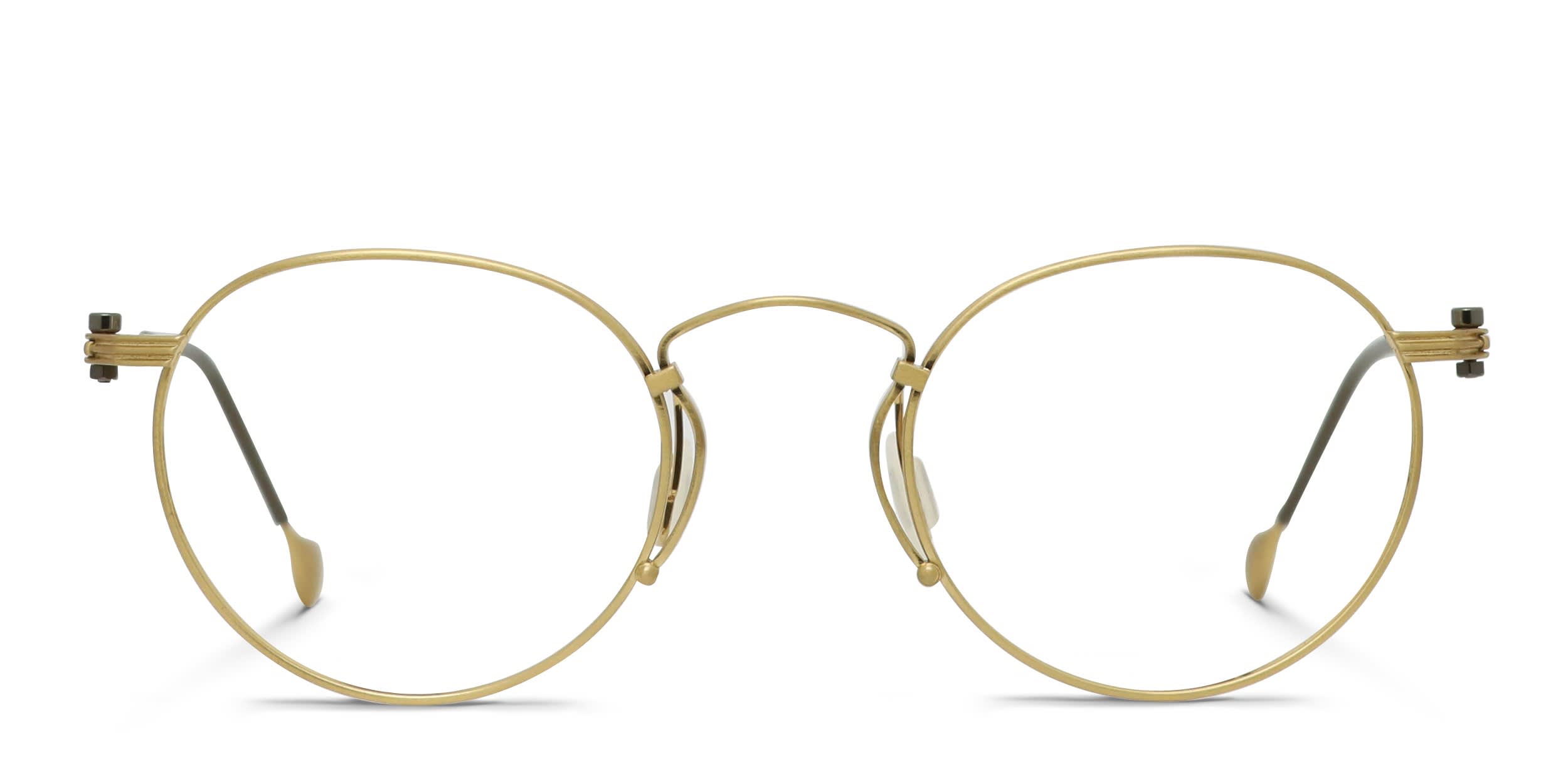 Yohji Yamamoto Look 006 Gold Prescription Eyeglasses