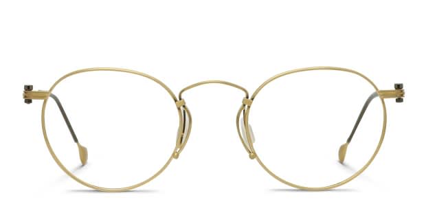 Yohji Yamamoto Look 006 Gold Prescription Eyeglasses display picture 2