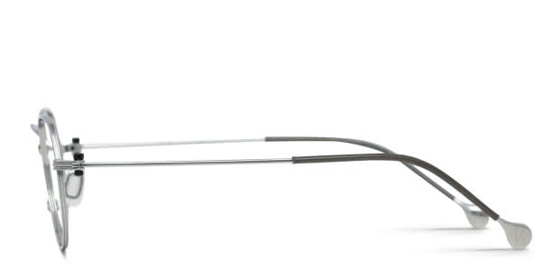 Yohji Yamamoto Silver Metal Glasses  (Frames) Yohji Yamamoto Eyeglasses Silver PilotAviator Frames YY3005  main image 4