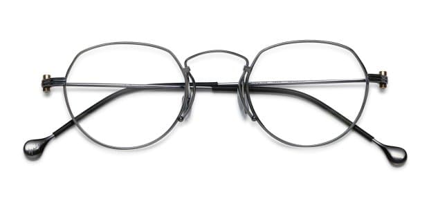 Yohji Yamamoto Look 008 Gunmetal Prescription Eyeglasses