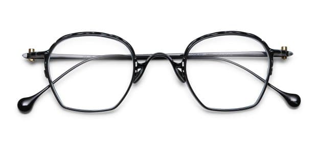 Yohji Yamamoto Look 002 Black Prescription Eyeglasses
