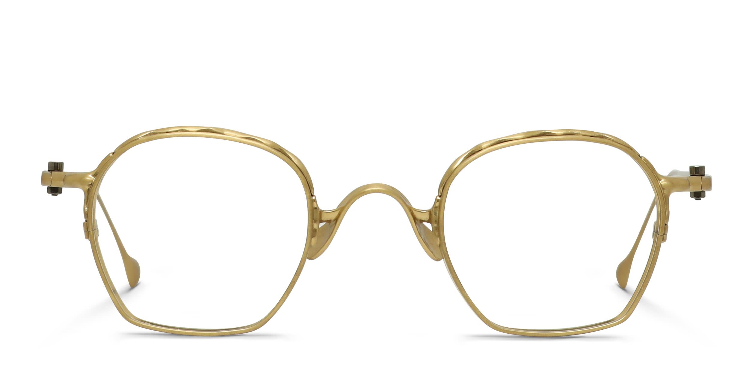 Yohji Yamamoto Look 002 Gold Prescription Eyeglasses