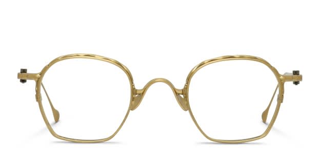 ファッション Yohji Eyeglasses Prescription Gold 002 Look Yamamoto ライト・ランタン