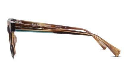 RAEN Cleese Brown glasses - Brown - Side View