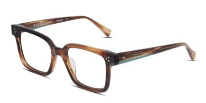 RAEN Cleese Brown glasses - Brown - Angle View
