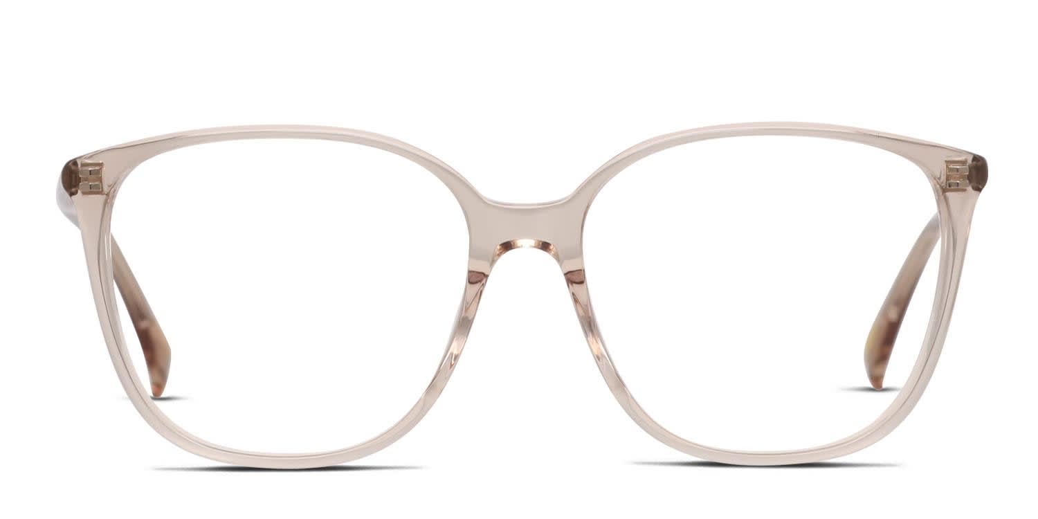 Ralph Lauren RA7158U Clear Brown Square Frame Eyeglasses Ralph Lauren RA7158U clear , beige frame main image 4