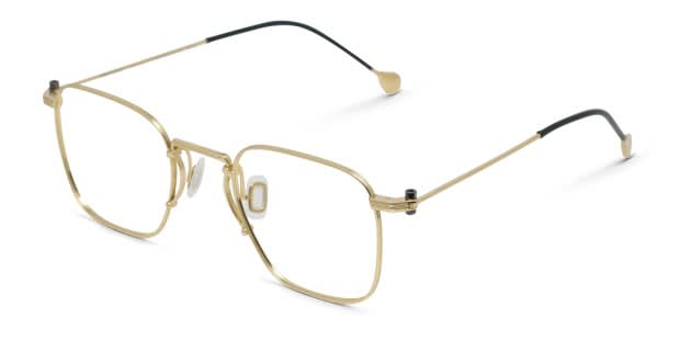 Yohji Yamamoto Look 025 Gold Prescription Eyeglasses Yohji Yamamoto Look 025 Gold Prescription Eyeglasses