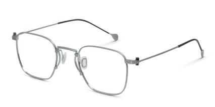 Yohji Yamamoto Look 025 Silver glasses - Silver - Angle View