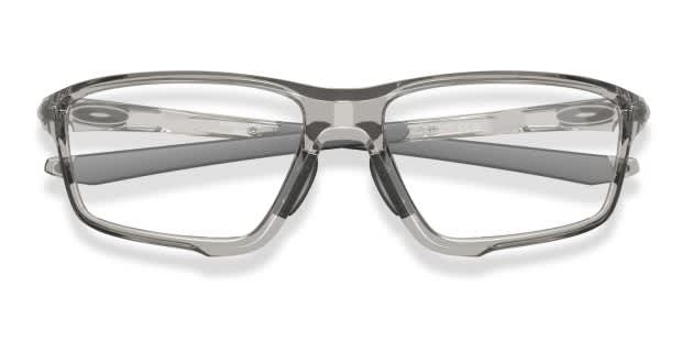 Oakley OX8080 Crosslink Zero (A) Gray/Clear Eyeglasses | Includes