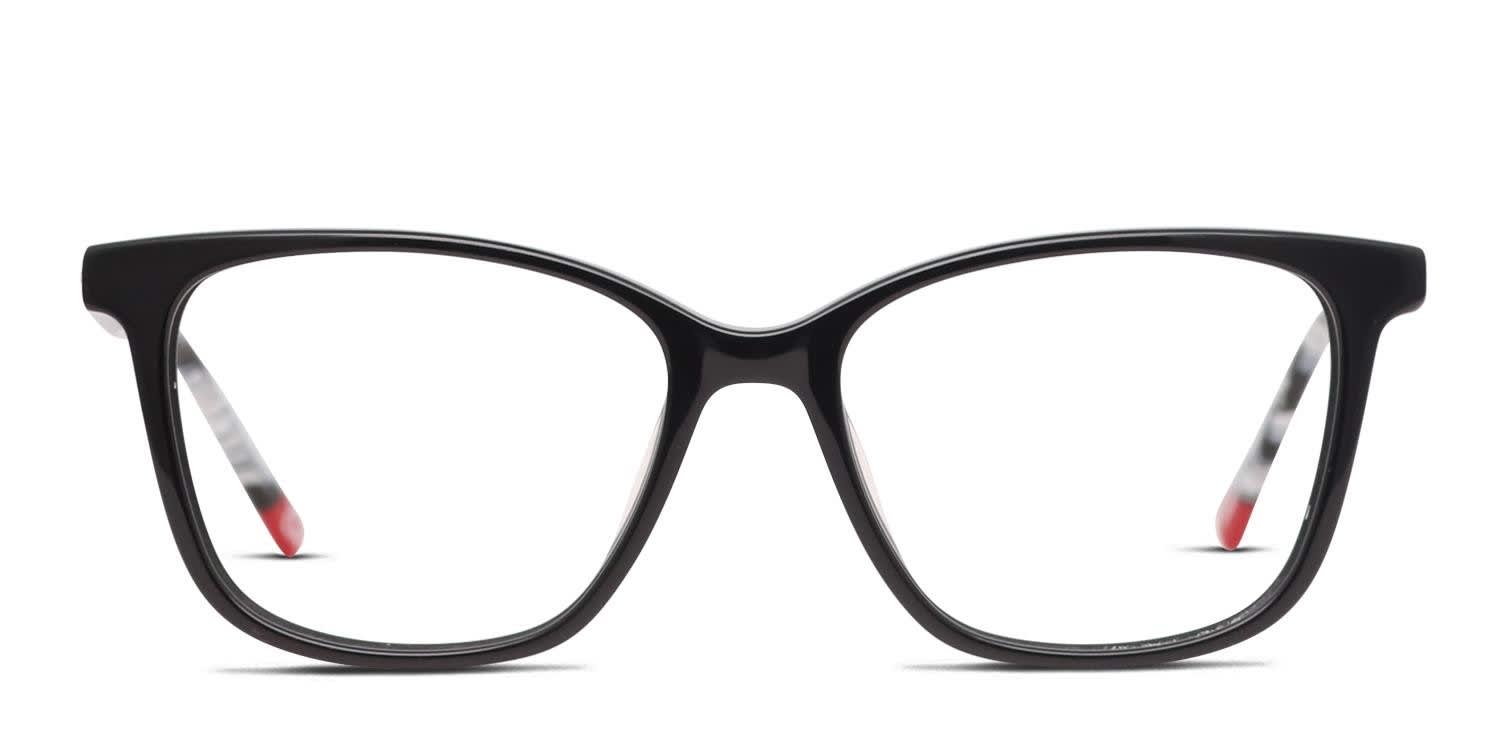 Le Specs Audacious Shiny Black glasses - Shiny Black - Frontal View