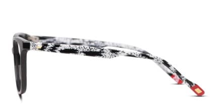Le Specs Audacious Shiny Black glasses - Shiny Black - Side View