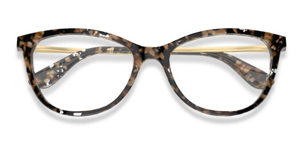 Dolce & Gabbana DG3258 Tortoise/Beige/Black Eyeglasses | Includes