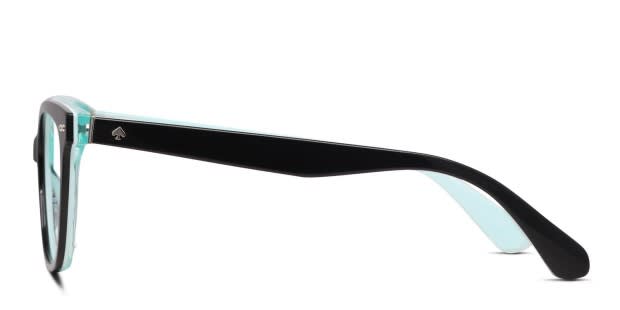 Kate Spade Adrie Shiny Black, Blue Eyeglasses Includes FREE Rx