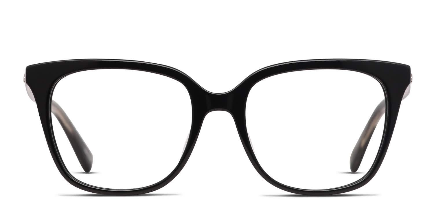 Kate Spade Alessandria Shiny Black glasses - Shiny Black - Frontal View