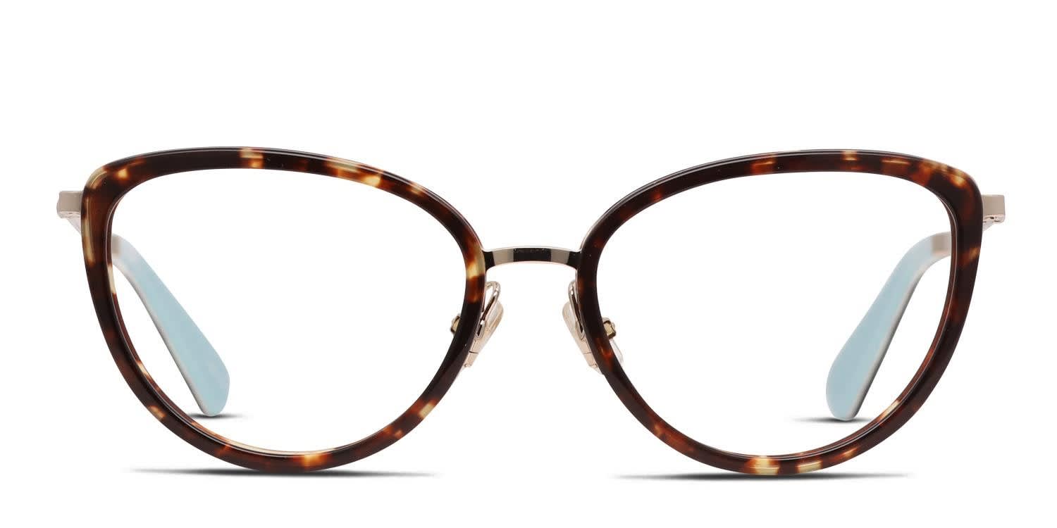 Kate Spade Audri/G Tortoise, Gold Eyeglasses | Includes FREE Rx Lenses