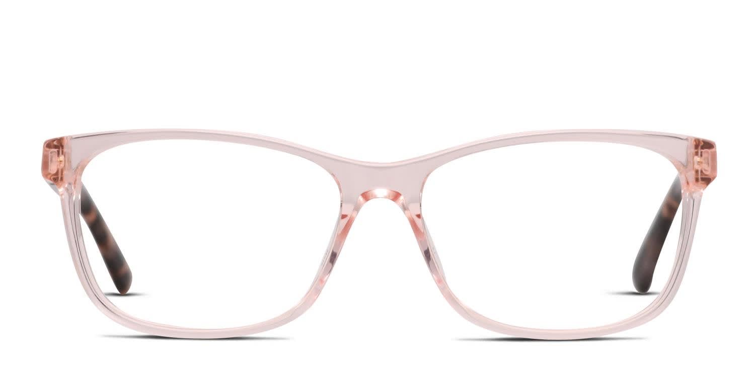 Kate Spade Calley Pink, Clear glasses - Pink / Clear - Frontal View