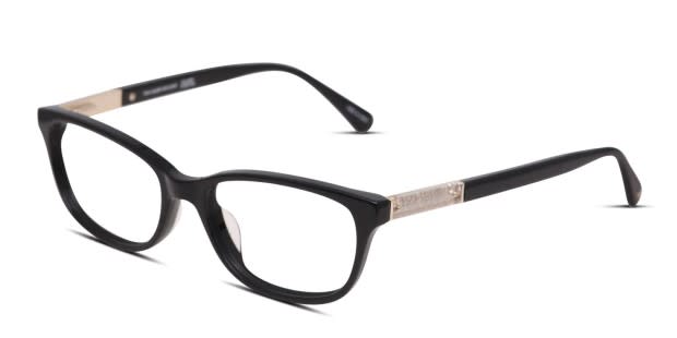 Kate Spade Hazen Shiny Black Eyeglasses | Includes FREE Rx Kate Spade Hazen Shiny Black Eyeglasses | Includes FREE Rx