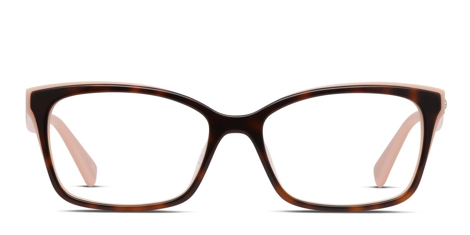 Kate Spade Jeri Tortoise, Pink glasses - Tortoise / Pink - Frontal View