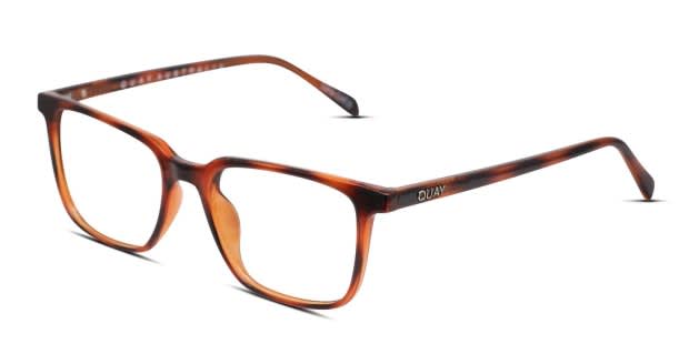 Quay Tortoise Algorithm Sunglasses Quay Wired Oversized Milky Tortoise Square Frame / Smoke  main image 3