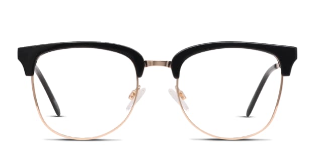 Glasses with black top and shop gold bottom