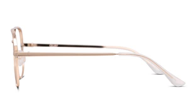 Quay High Key Mini Gold Eyeglasses | Includes FREE Rx Lenses display picture 2
