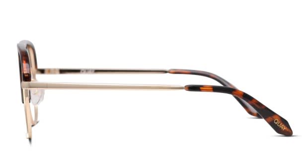 Quay High Key Mini Remixed Tortoise/Gold Eyeglasses  display picture 3