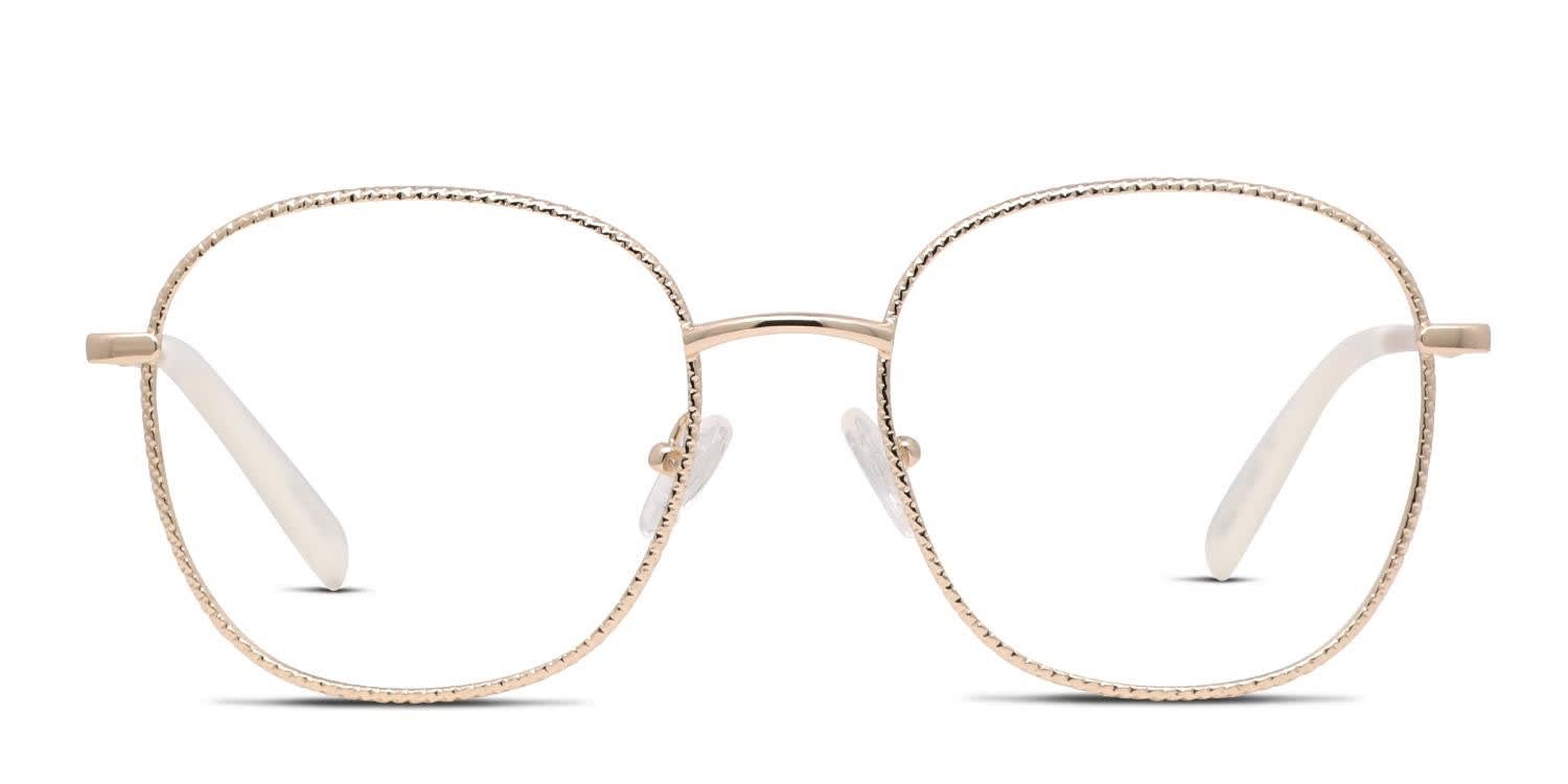 Quay Jezabell Texture Gold Eyeglasses | Includes FREE Rx Lenses