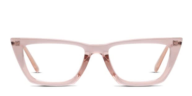 Quay The Kween Pink/Clear Eyeglasses