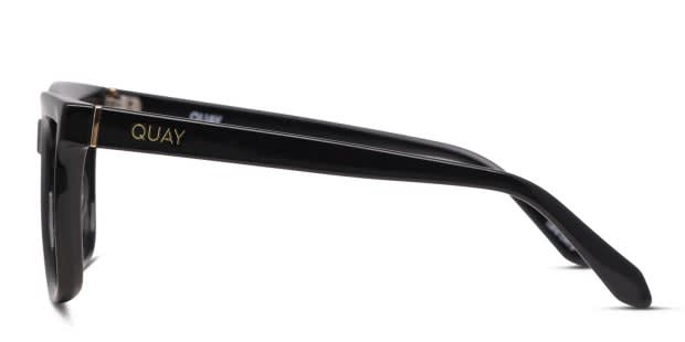 ??? Rare!! Quay Australia Mirrored Lenses Black/White Frames Buy Mirrored Sunglasses Collection – Quay main image 3