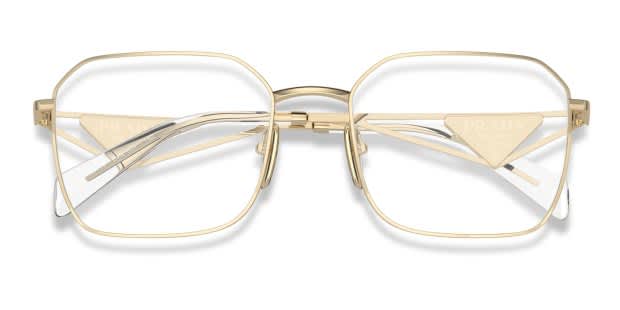 Prada PRA51V gold frame