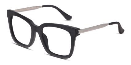 Diff Bella Matte Black glasses - Black - Angle View