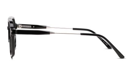 Serengeti James Shiny Black glasses - Shiny Black - Side View