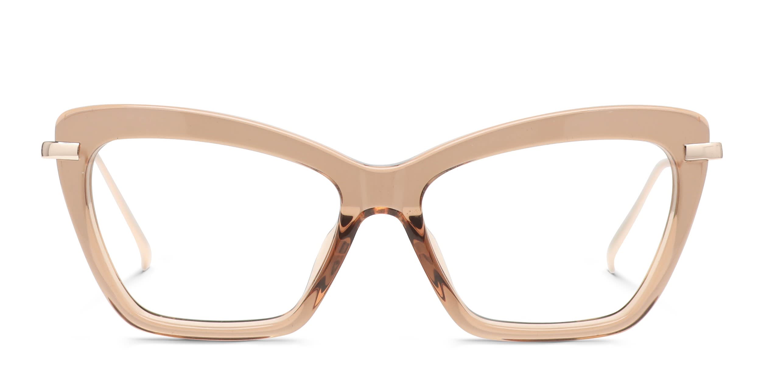Diff Mila Beige, Clear Prescription Eyeglasses