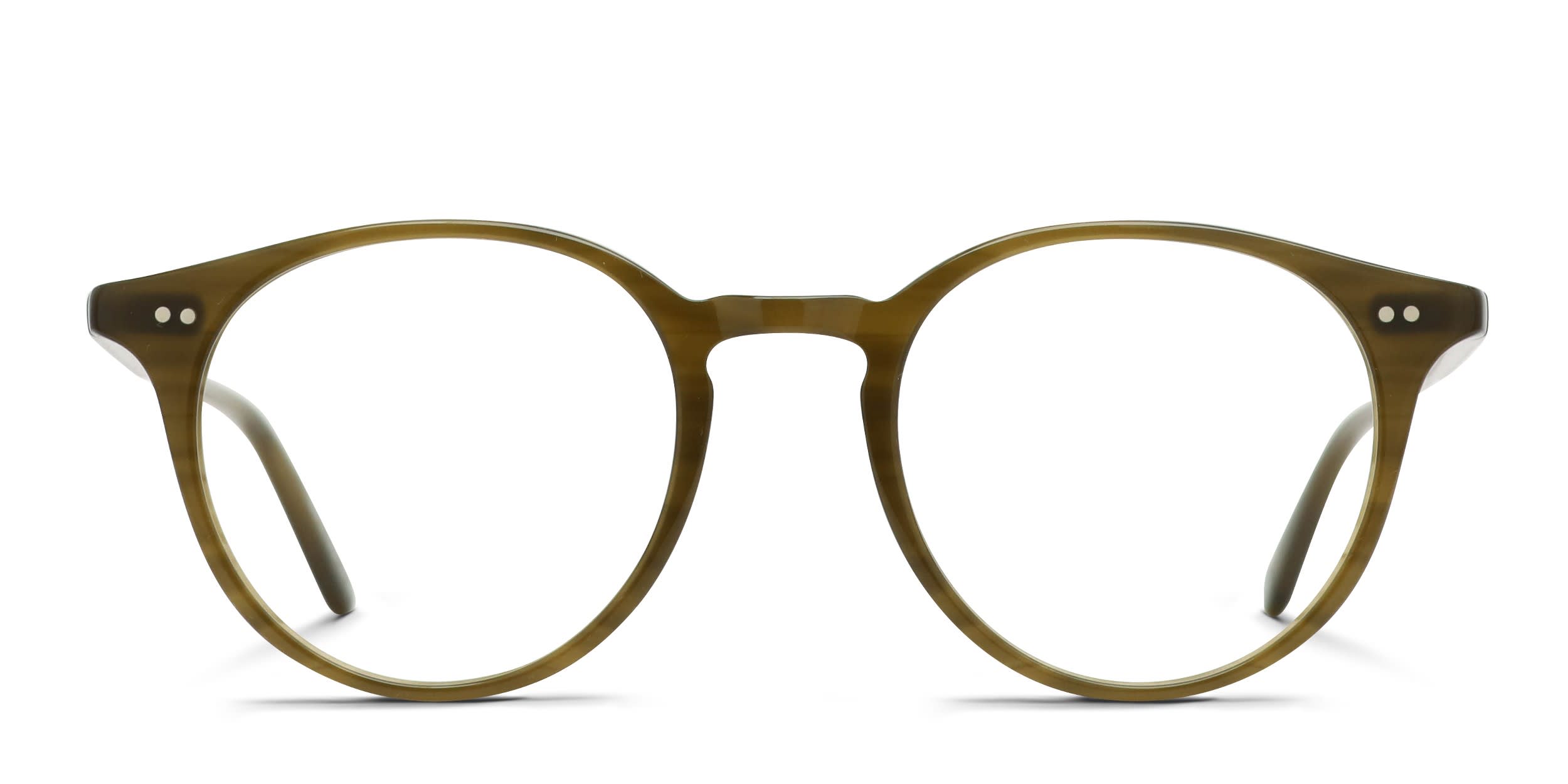 Garrett Leight Clune Green glasses - Green - Frontal View