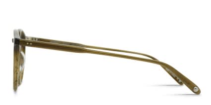 Garrett Leight Clune Green glasses - Green - Side View